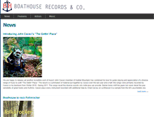 Tablet Screenshot of boathouserecords.com